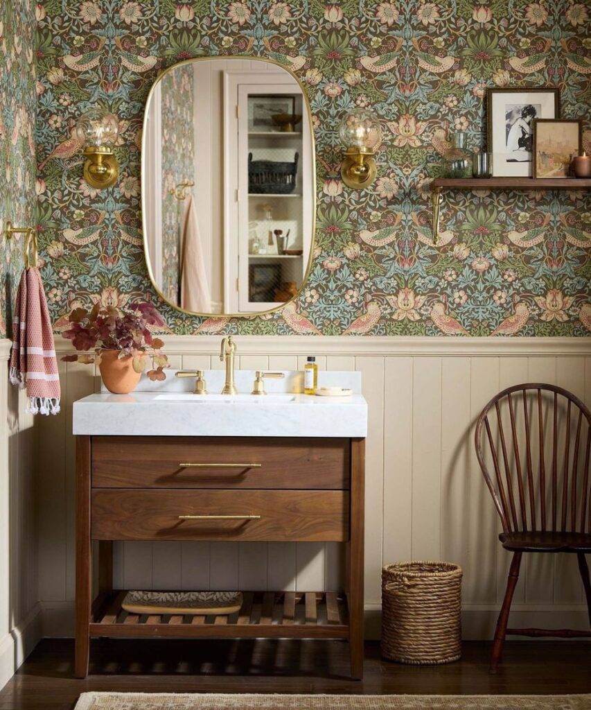 Best Bathroom Wallpaper Ideas