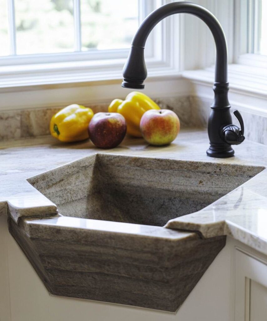20 Brilliant Corner Kitchen Sink Ideas