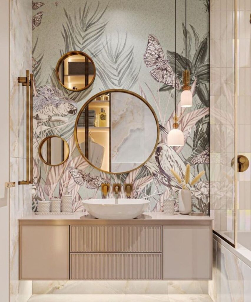 Best Bathroom Wallpaper Ideas