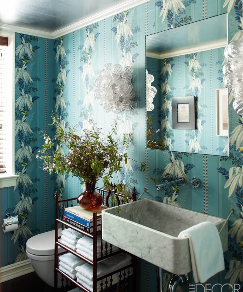 Best Bathroom Wallpaper Ideas