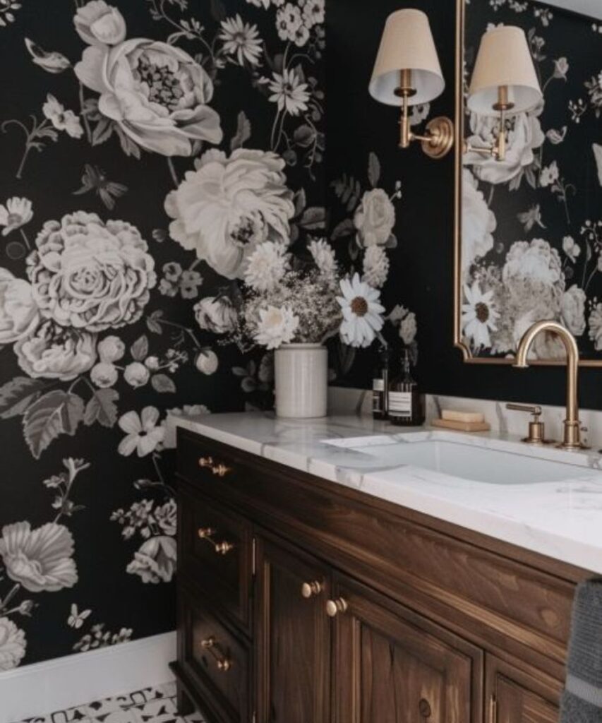Best Bathroom Wallpaper Ideas