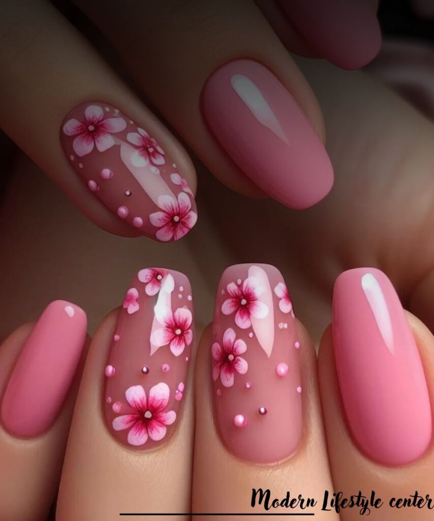 Gorgeous Pink Nail Designs
