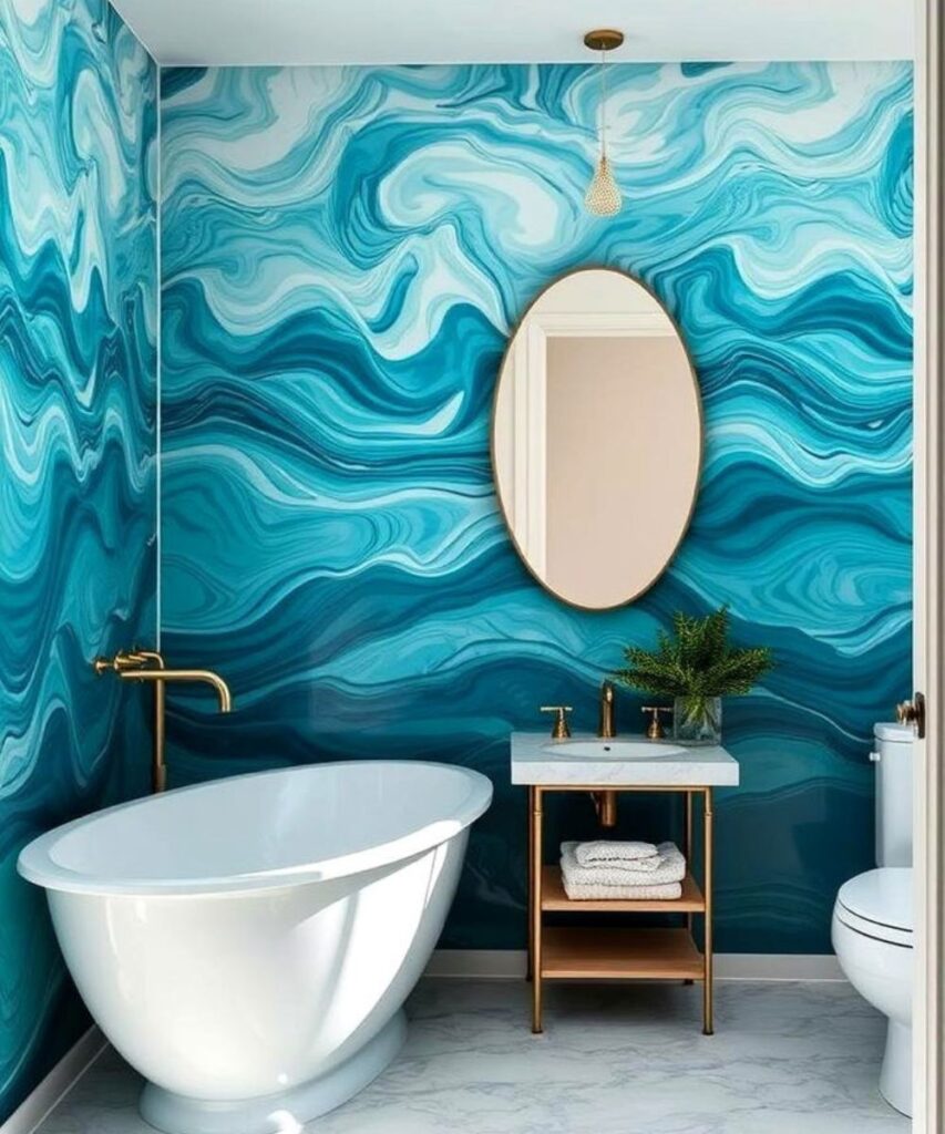Best Bathroom Wallpaper Ideas