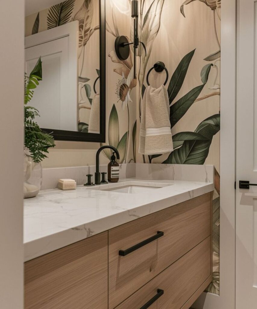 Best Bathroom Wallpaper Ideas