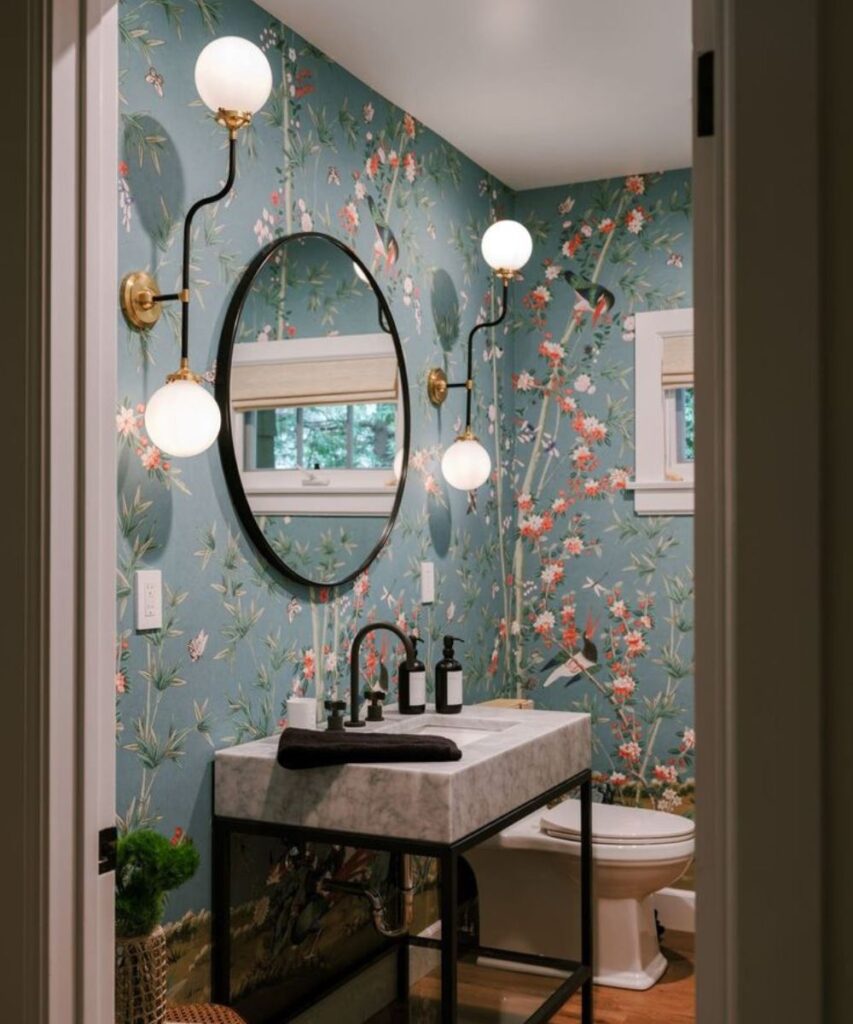 Best Bathroom Wallpaper Ideas