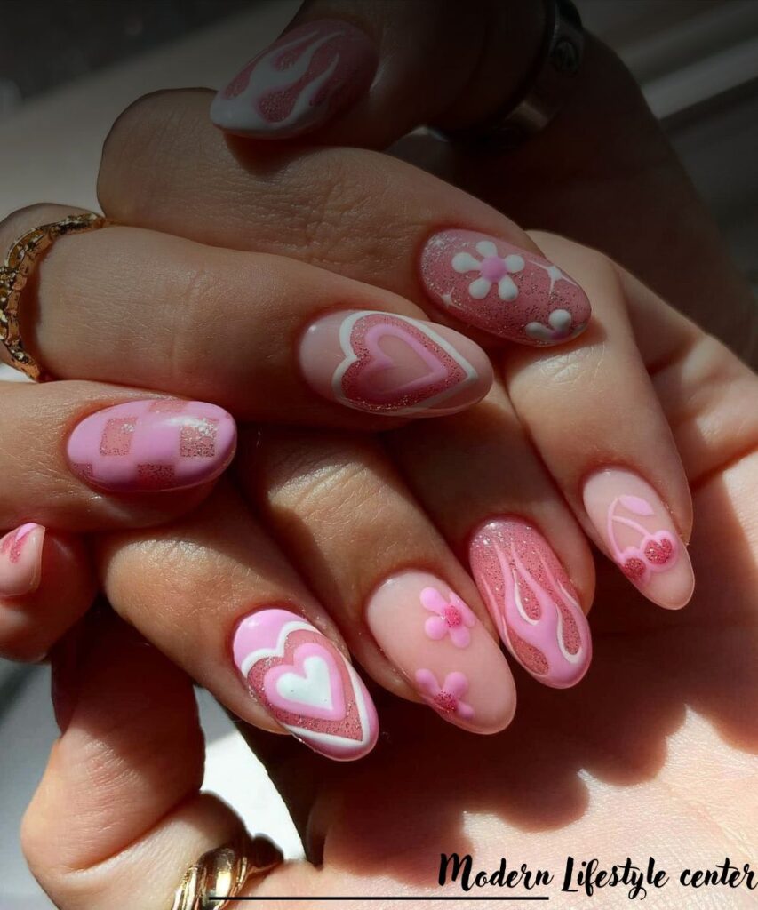 Gorgeous Pink Nail Designs