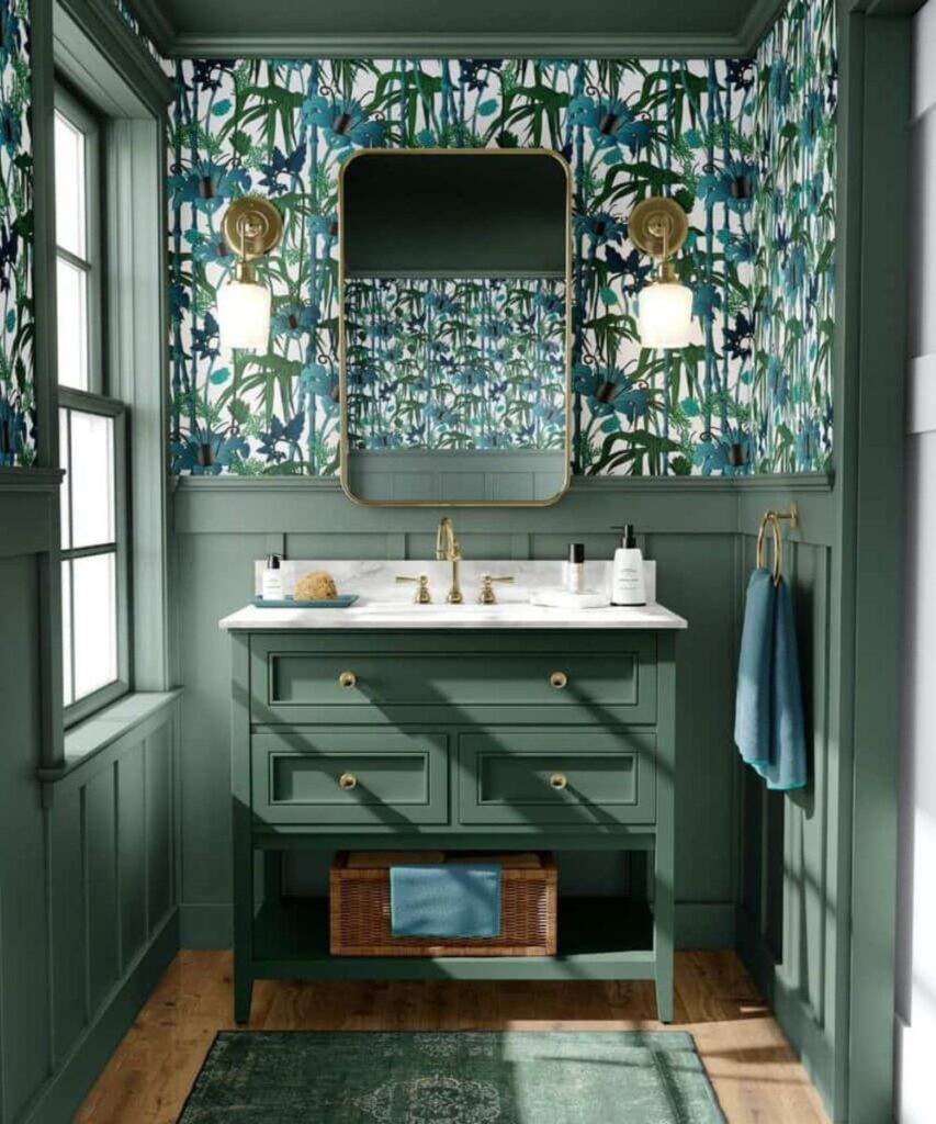 Best Bathroom Wallpaper Ideas