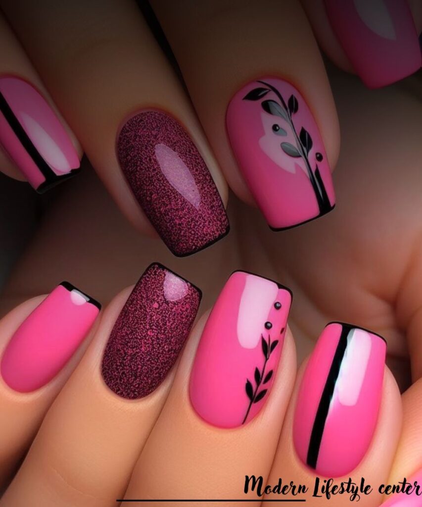 Gorgeous Pink Nail Designs