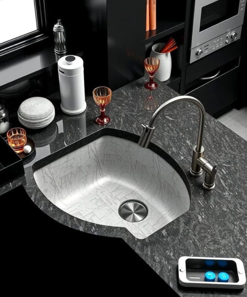20 Brilliant Corner Kitchen Sink Ideas