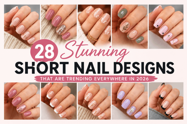 28 Stunning Short Nail Designs That Are Trending Everywhere