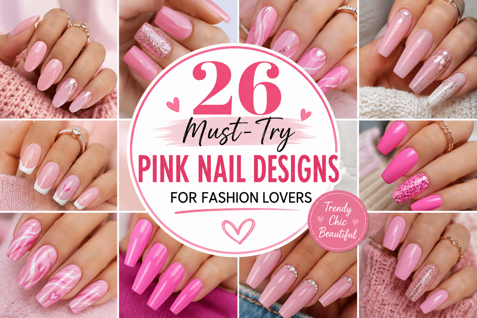Pink Nail Designs
