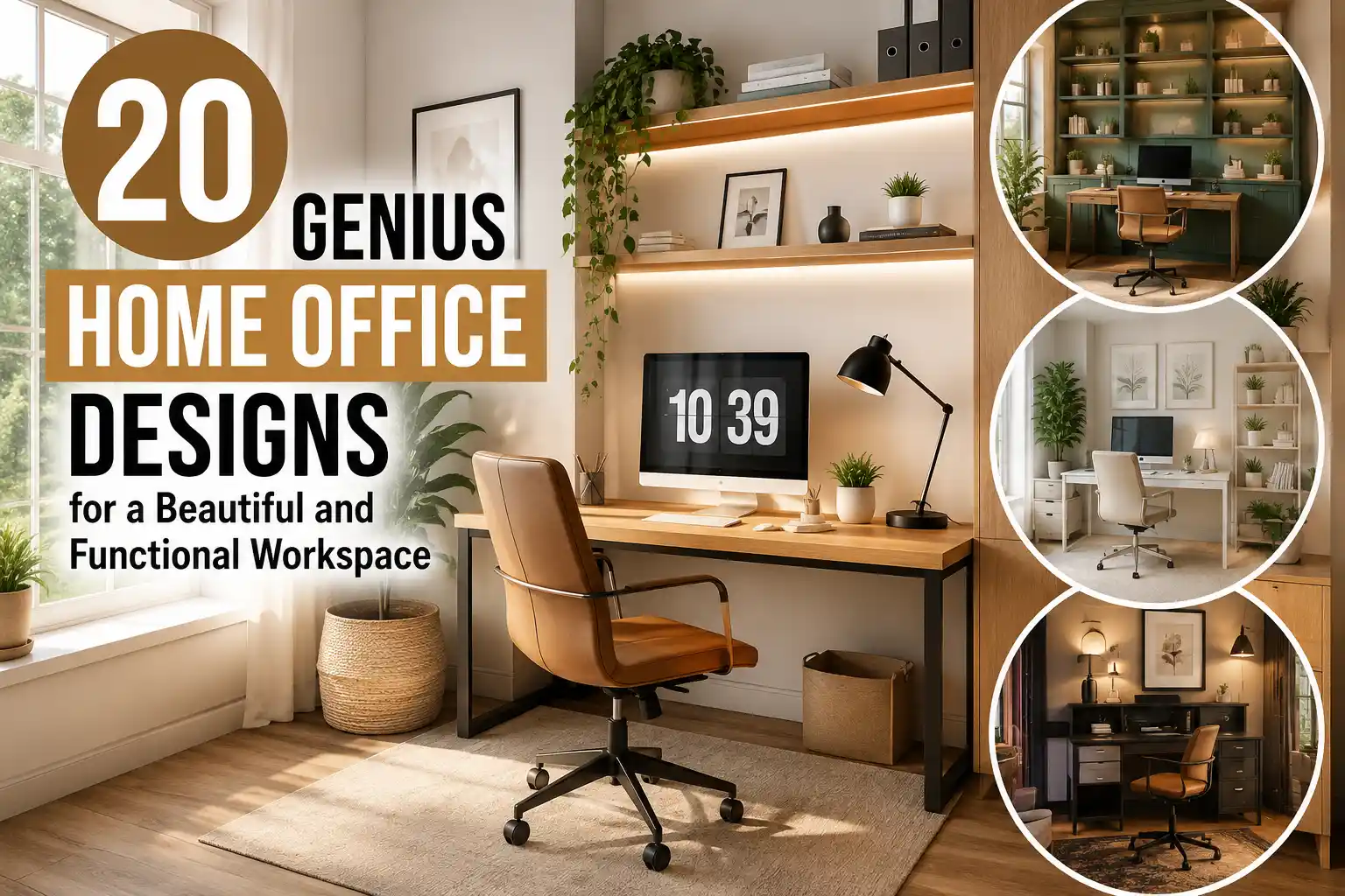 20 Genius Home Office Designs