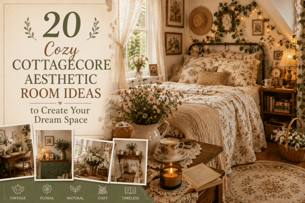 Cozy Cottagecore Aesthetic Room Ideas