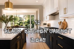 12 Black Kitchen Cabinet Ideas
