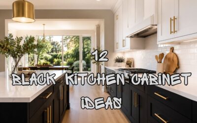 12 Black Kitchen Cabinet Ideas