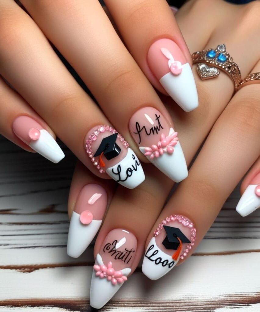27 Best Graduation Nails Ideas to Celebrate Your Big Day