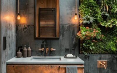 Earth Tone Bathroom