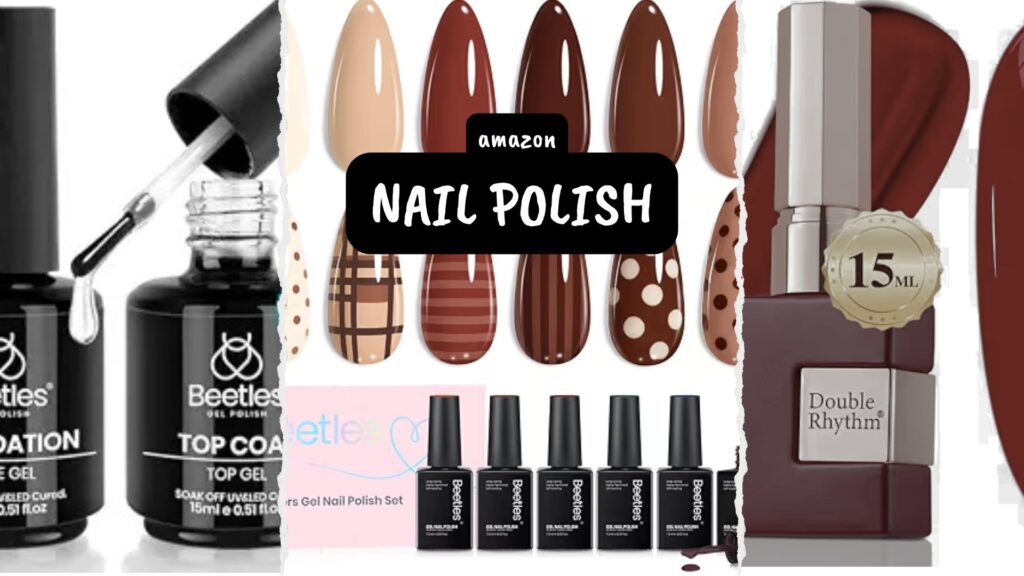 Cat Eye Nail Polish: My Honest Experience and Tips for Better Results 5 Brown and nude cat eye nail polish gel collection with nail color swatches