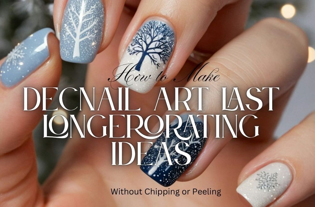 How to Make Nail Art Last Longer with beautiful blue floral nail designs and protective manicure care.