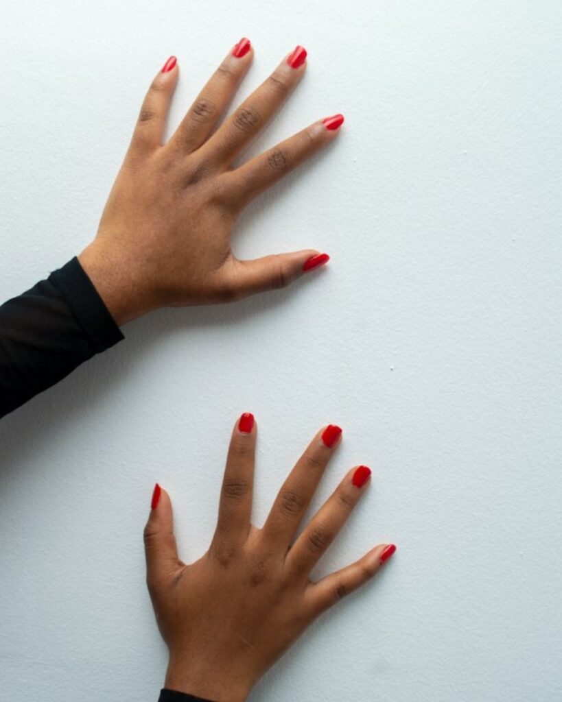 Nail Shapes: 7 Costly Mistakes That Ruin Your Manicure and How to Choose the Right One 5 Long red nail shapes with a glossy manicure